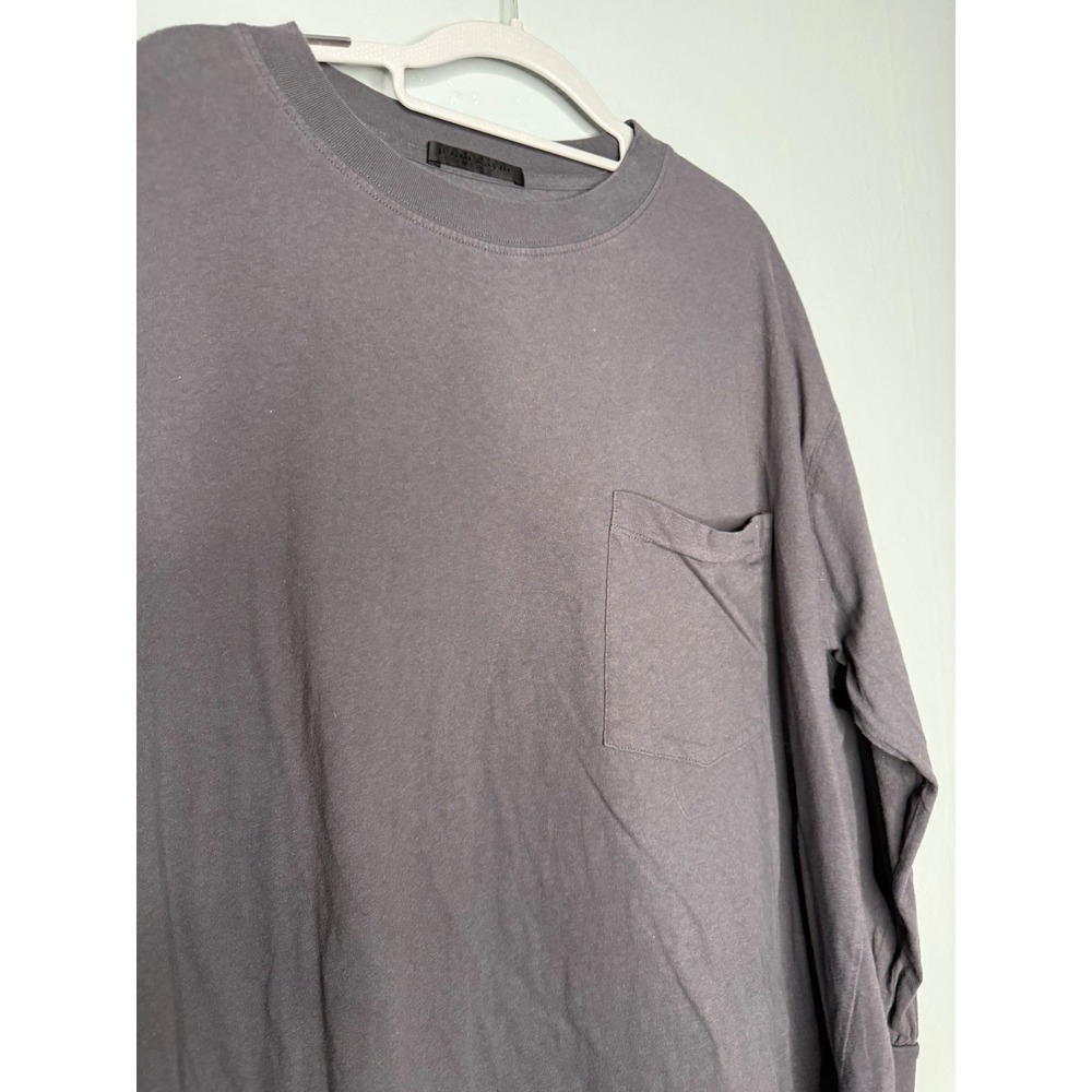 JENNI KAYNE Boyfriend Long-Sleeve pocket front T-Shirt - grey - Picture 9 of 11